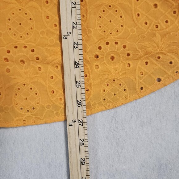 Chico’s Eyelet Pineapple Button Down Top Size 4, US size 20 - Picture 11 of 13